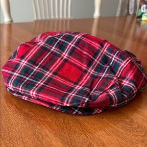 Red Plaid “newsboy” hat